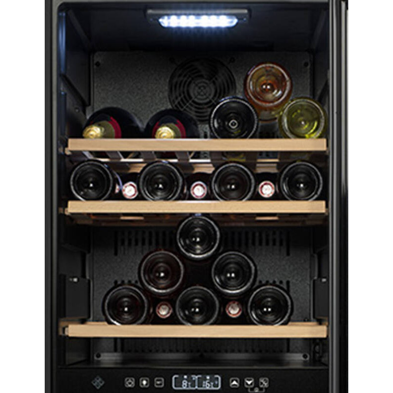 Dual-compartment service wine cellar ECS81.2Z 75 Bottles - La Sommelière